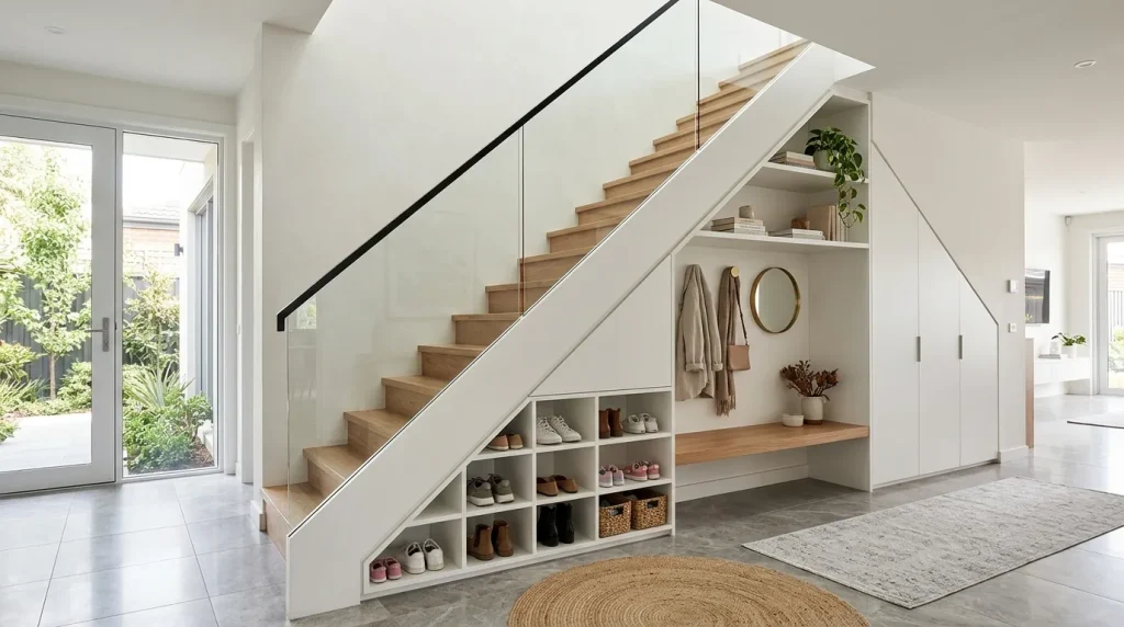 Under-Stair Cubbies