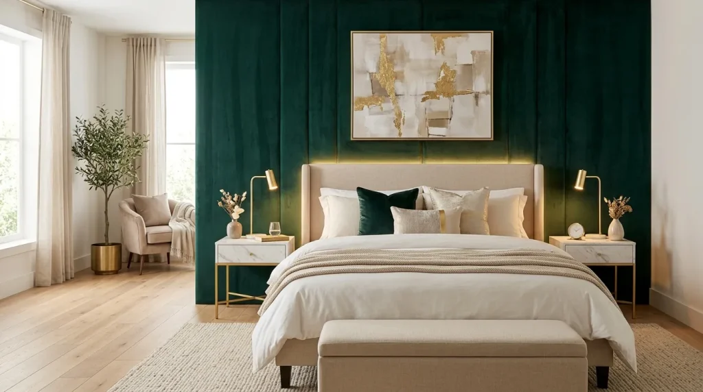 Velvet Accent Wall