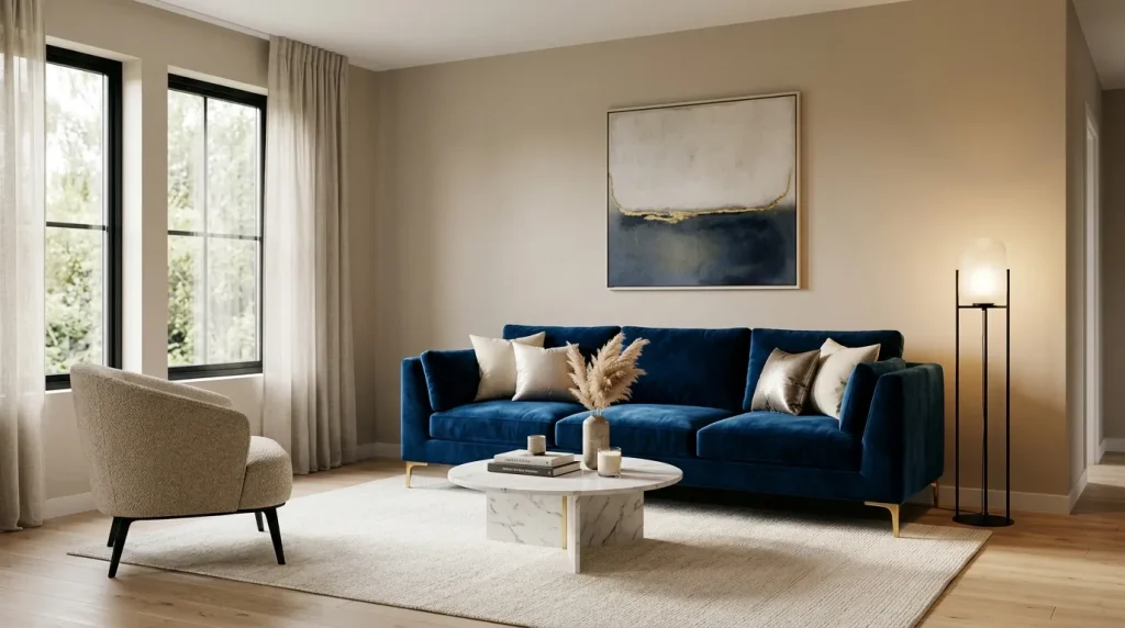 Velvet Blue Seating