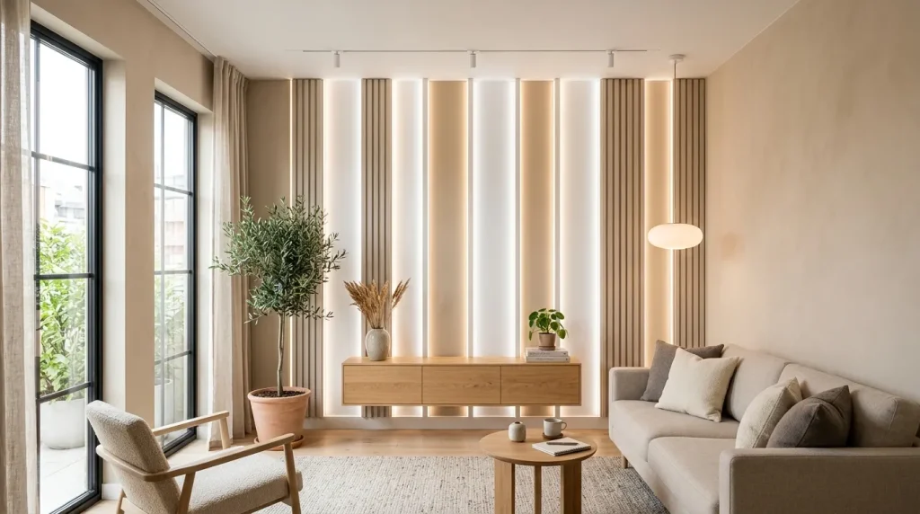 Vertical Light Walls