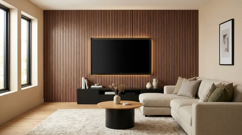 Vertical Slat Wall