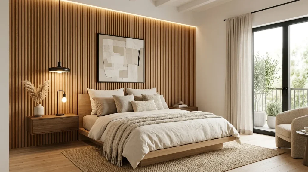 Vertical Wood Slats