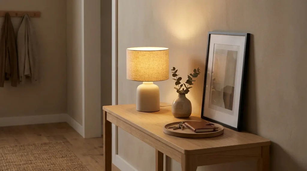 Warm Table Lamp Glow