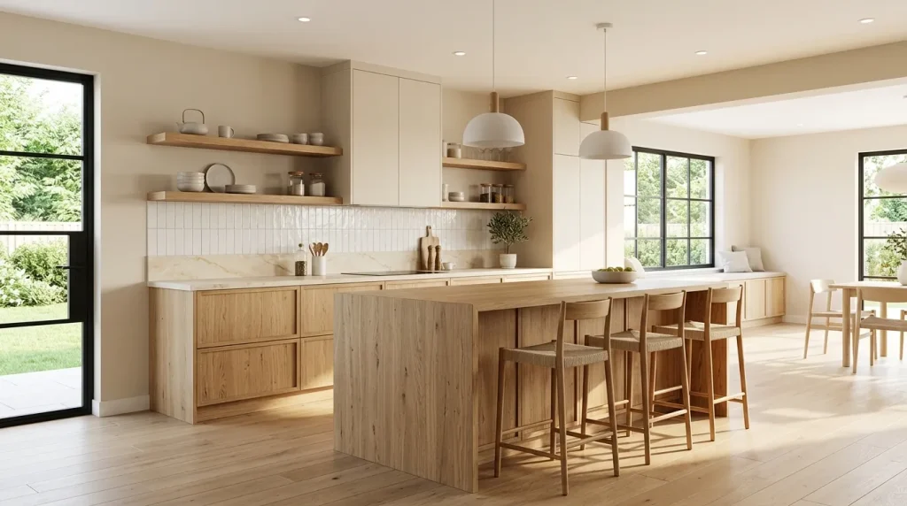 Warm Wood Accents