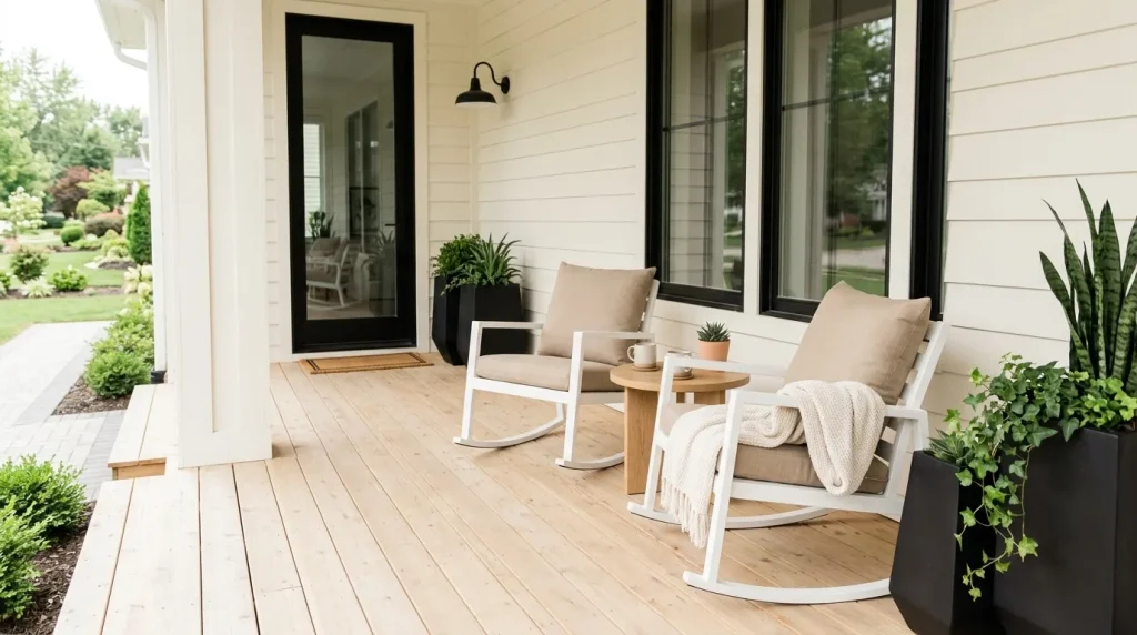 White Rocking Chairs
