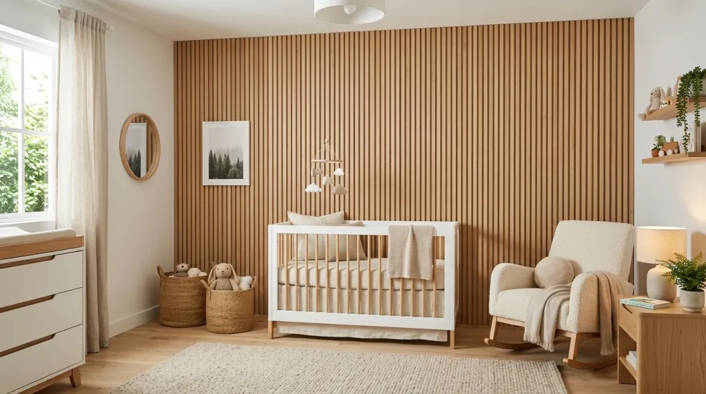 Wood Slat Feature
