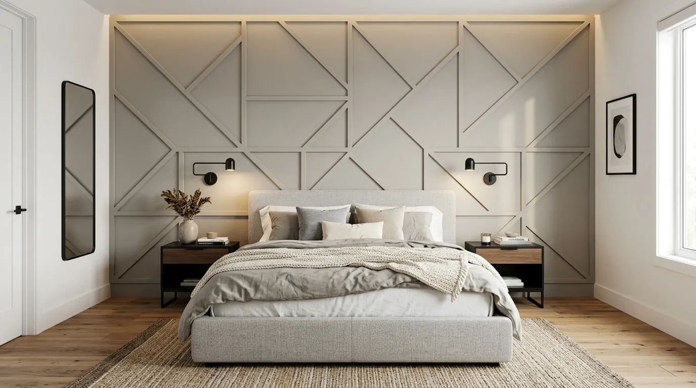 bedroom accent wall ideas