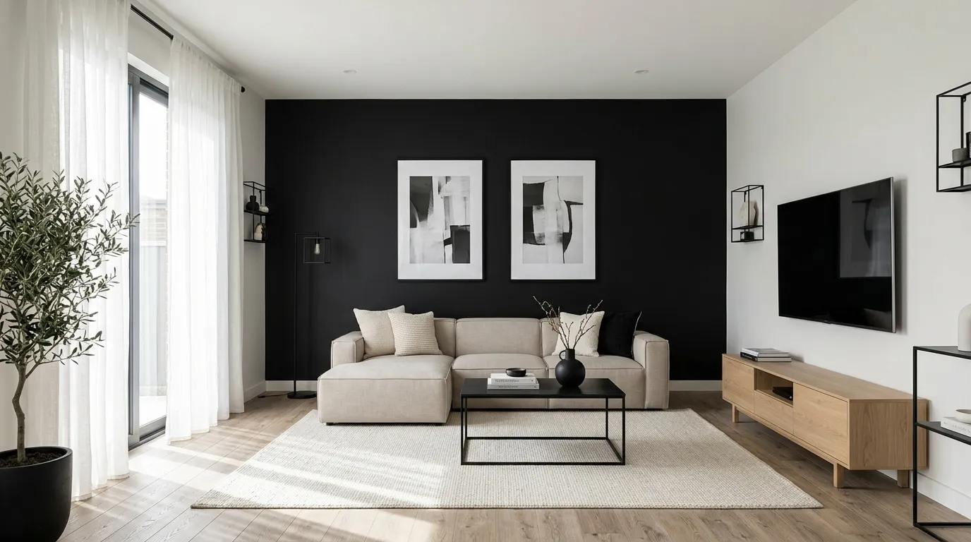black and white living room ideas