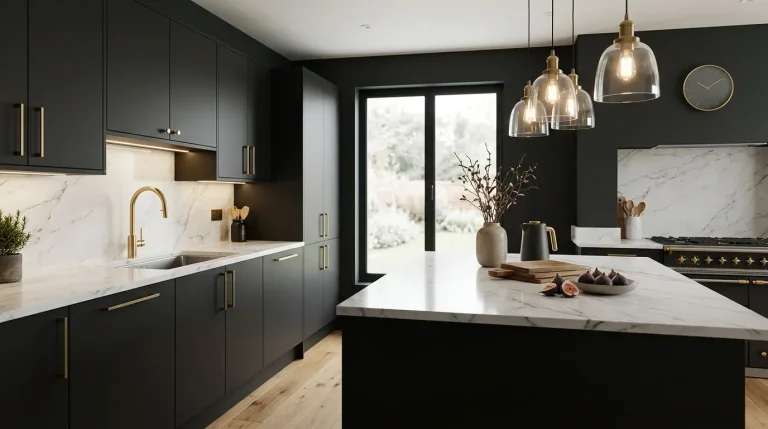 dark kitchen ideas