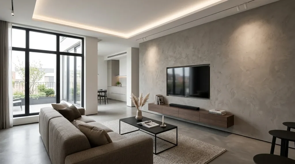Textured Microcement Finish