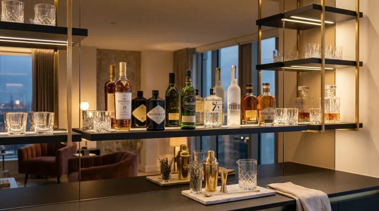home bar shelf ideas