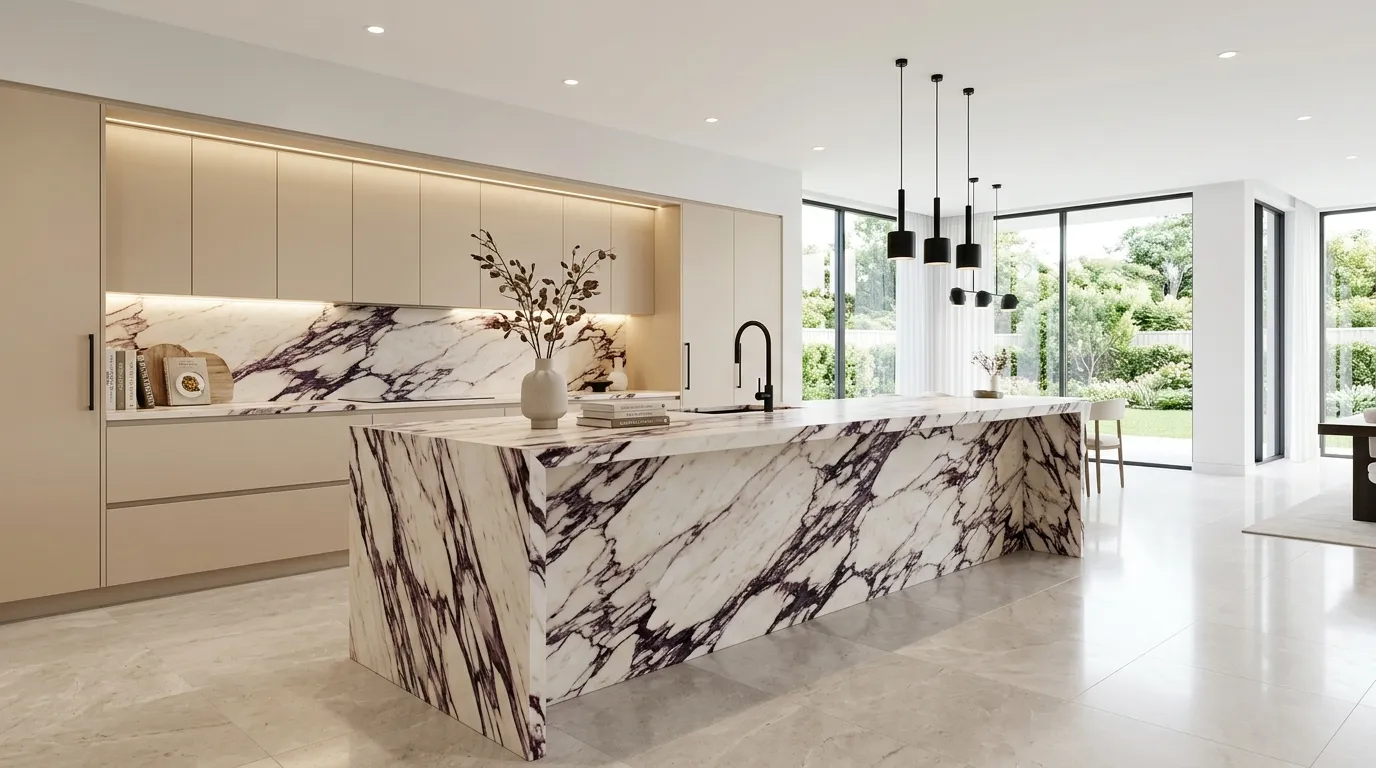 viola marble kitchen ideas