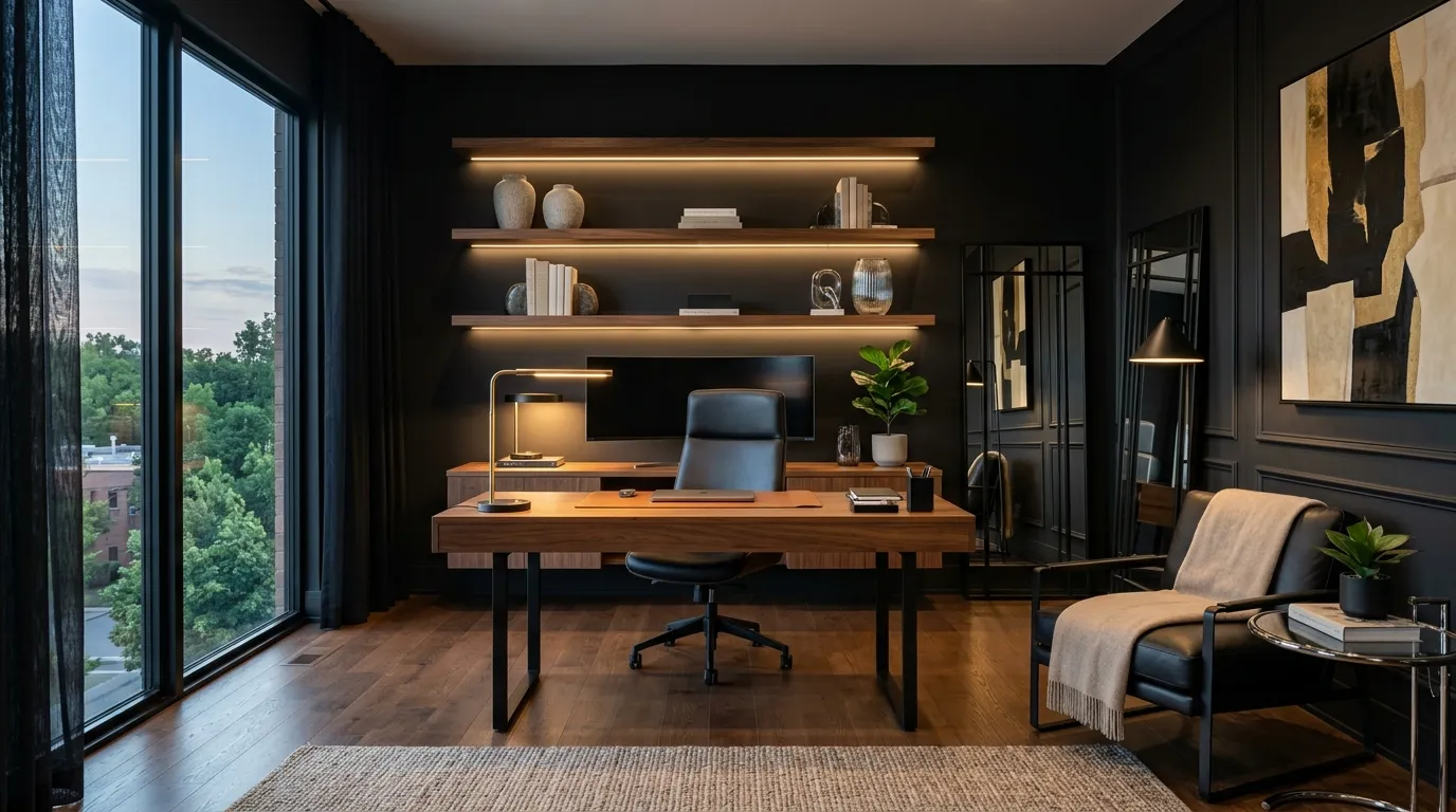 2026 paint color trends Soft Black Statements