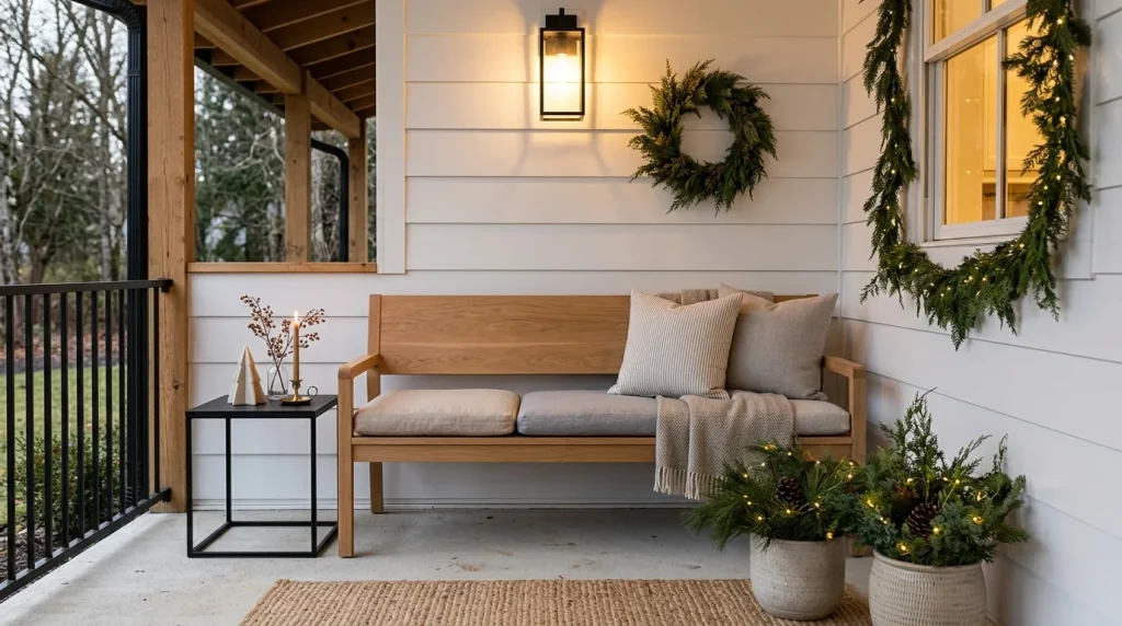 Bench Holiday Corner