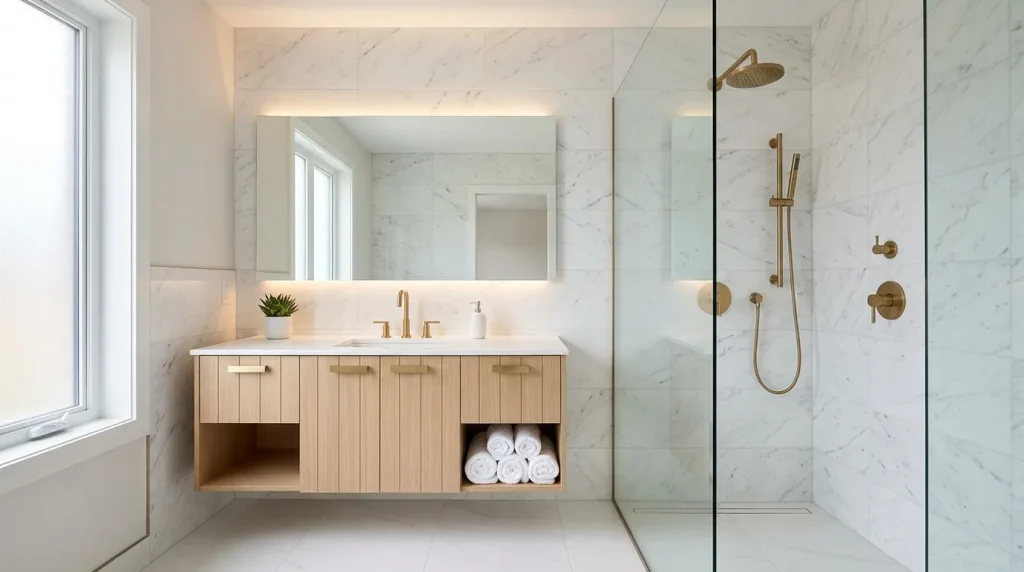 Brushed Brass Fixtures