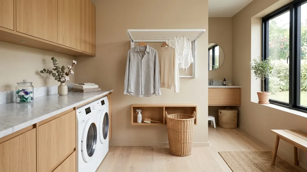 Built In Drying Rack