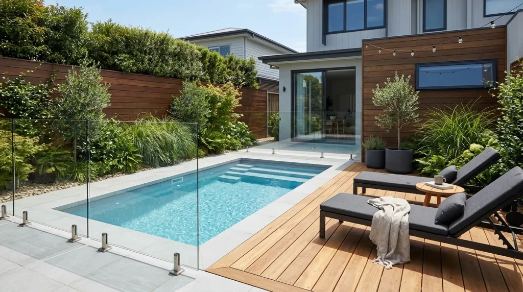 Compact Pool Deck
