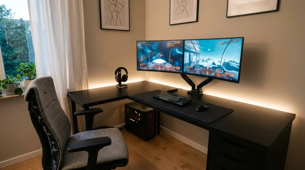 Corner Gaming Desk