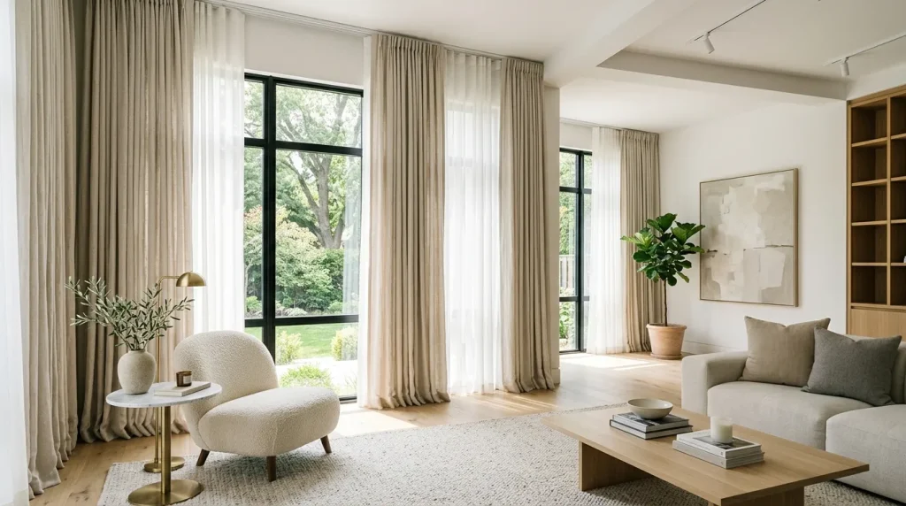 Floor-to-Ceiling Drapes