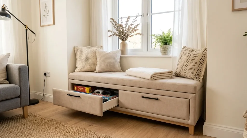 Hidden Storage Bench