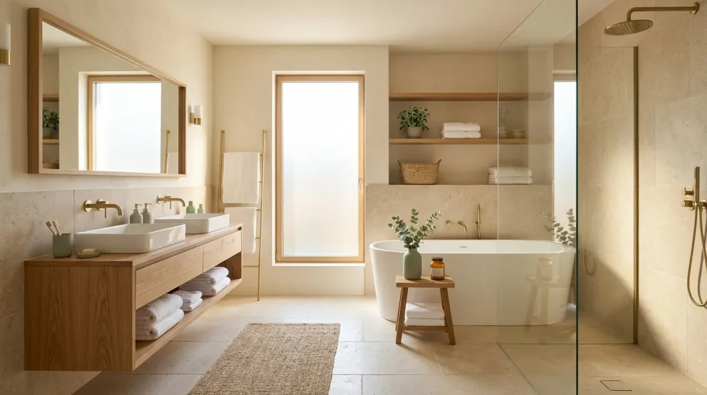 How Color Choices Influence a Calm Bathroom Environment