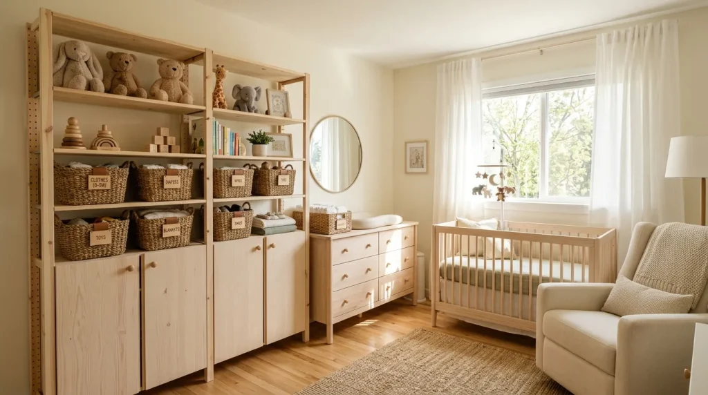 How Storage Solutions Improve Daily Nursery Organization
