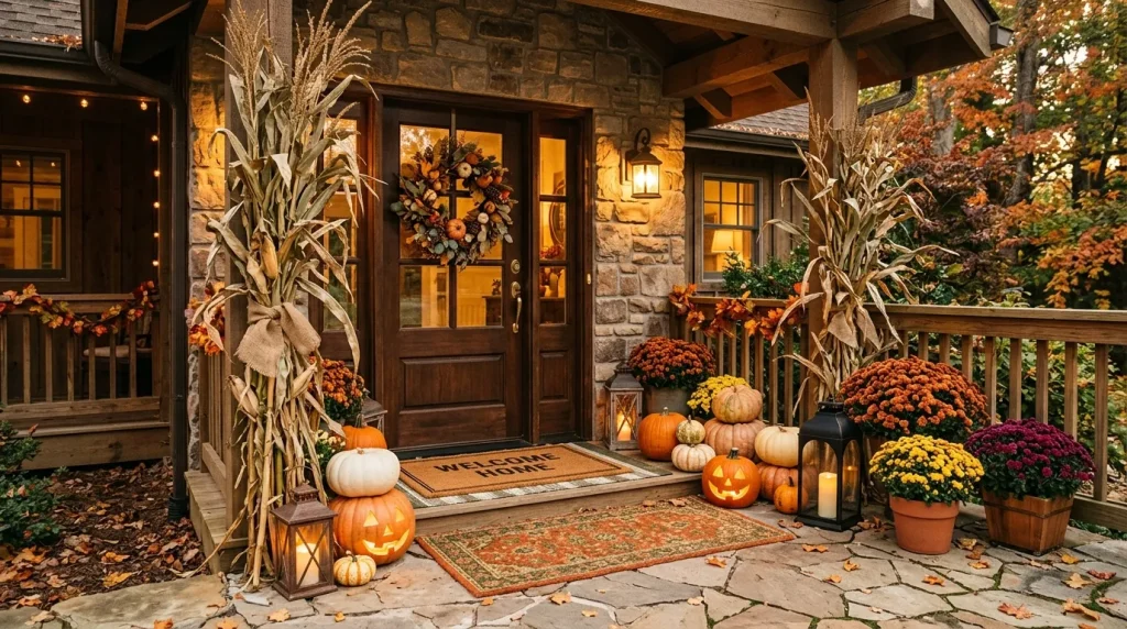 How to Create Inviting Seasonal Entryways