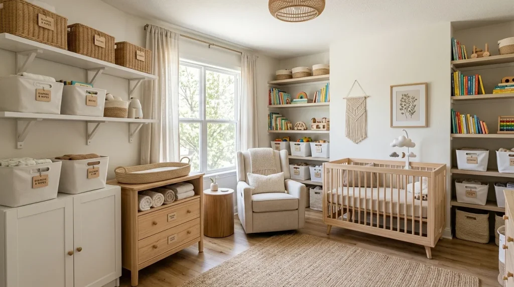 How to Maintain an Organized Nursery Over Time