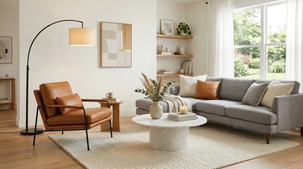 Leather Accent Chair