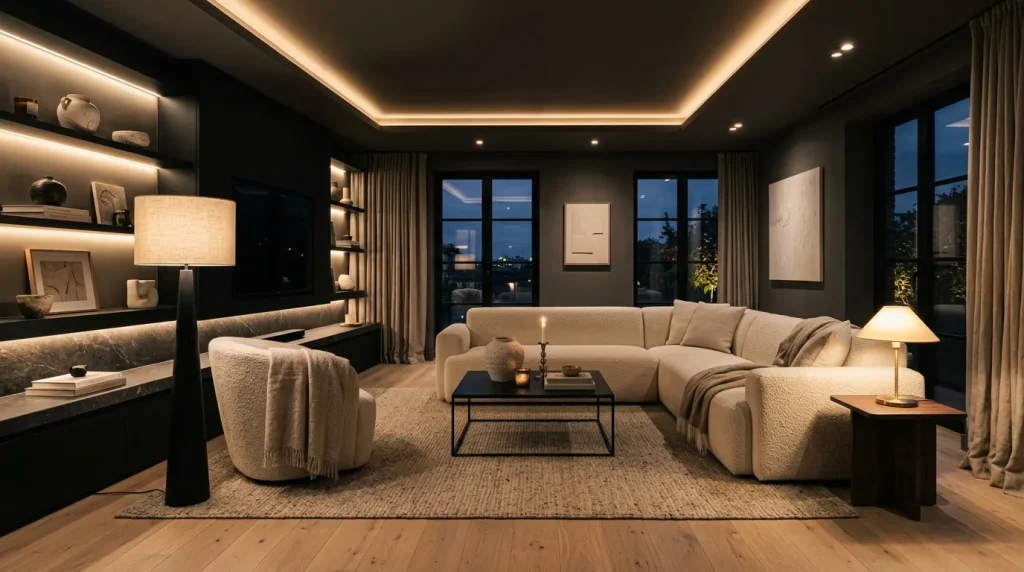 Moody Layered Lighting