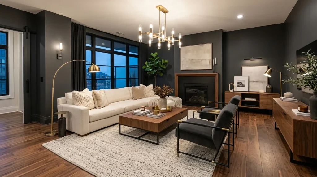 The Importance of Contrast Without Overpowering the Room