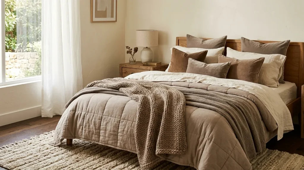 Using Layered Textiles to Add Warmth and Depth