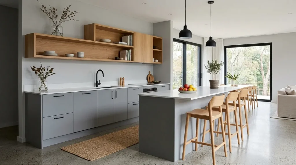 Warm Wood Accents