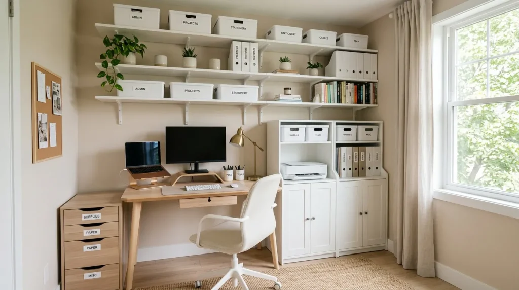 What Storage Solutions Improve Workspace Organization