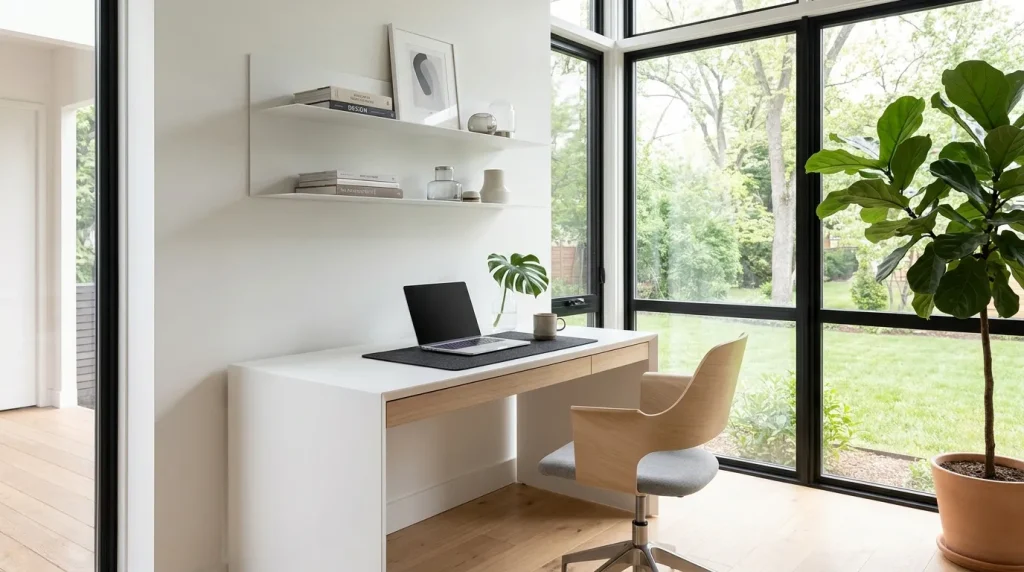 Window Desk Setup