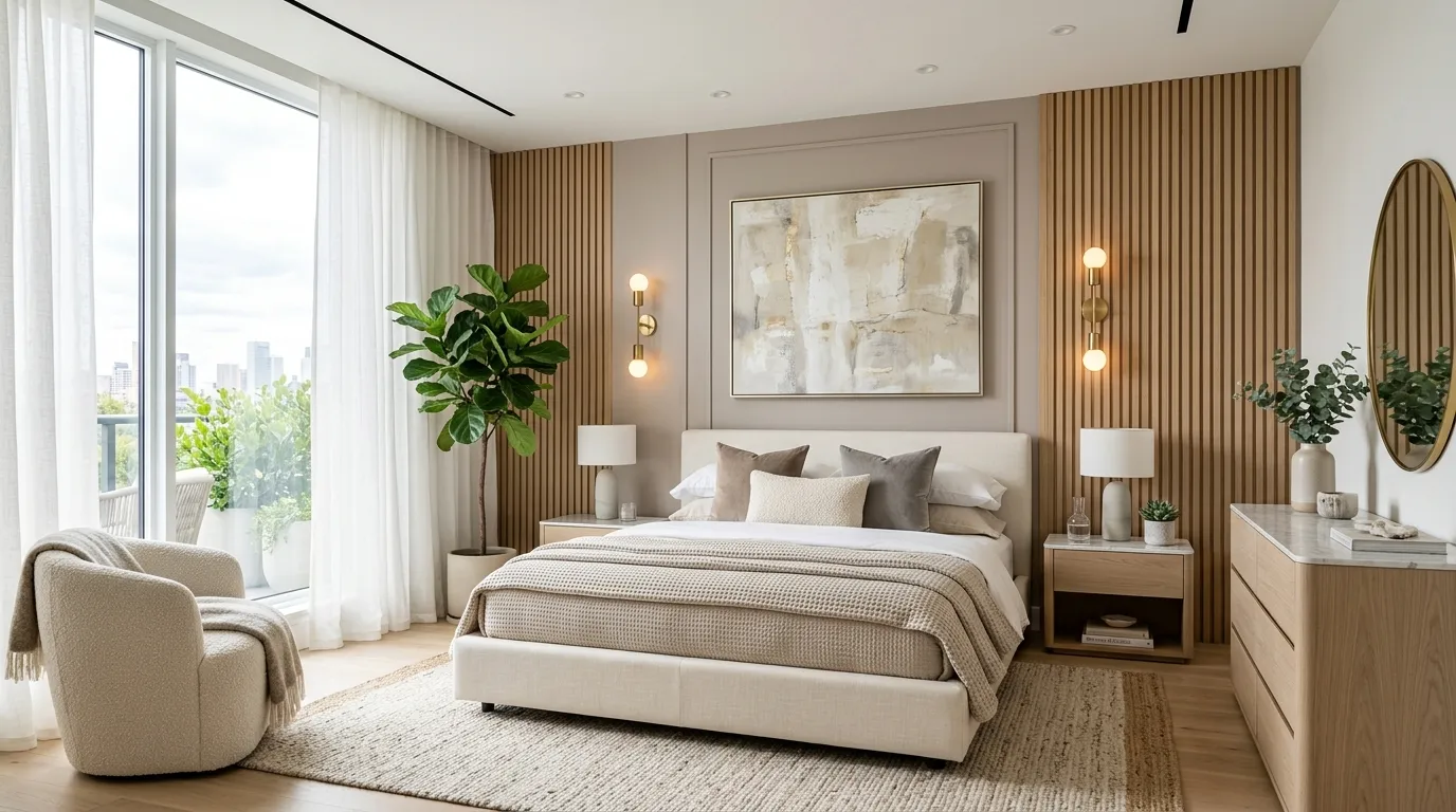 accent walls in bedroom