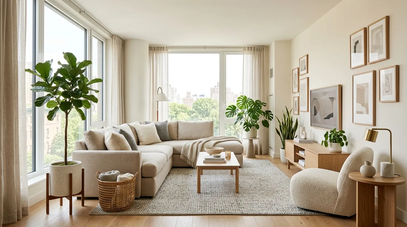 apartment living room inspiration Indoor Greenery