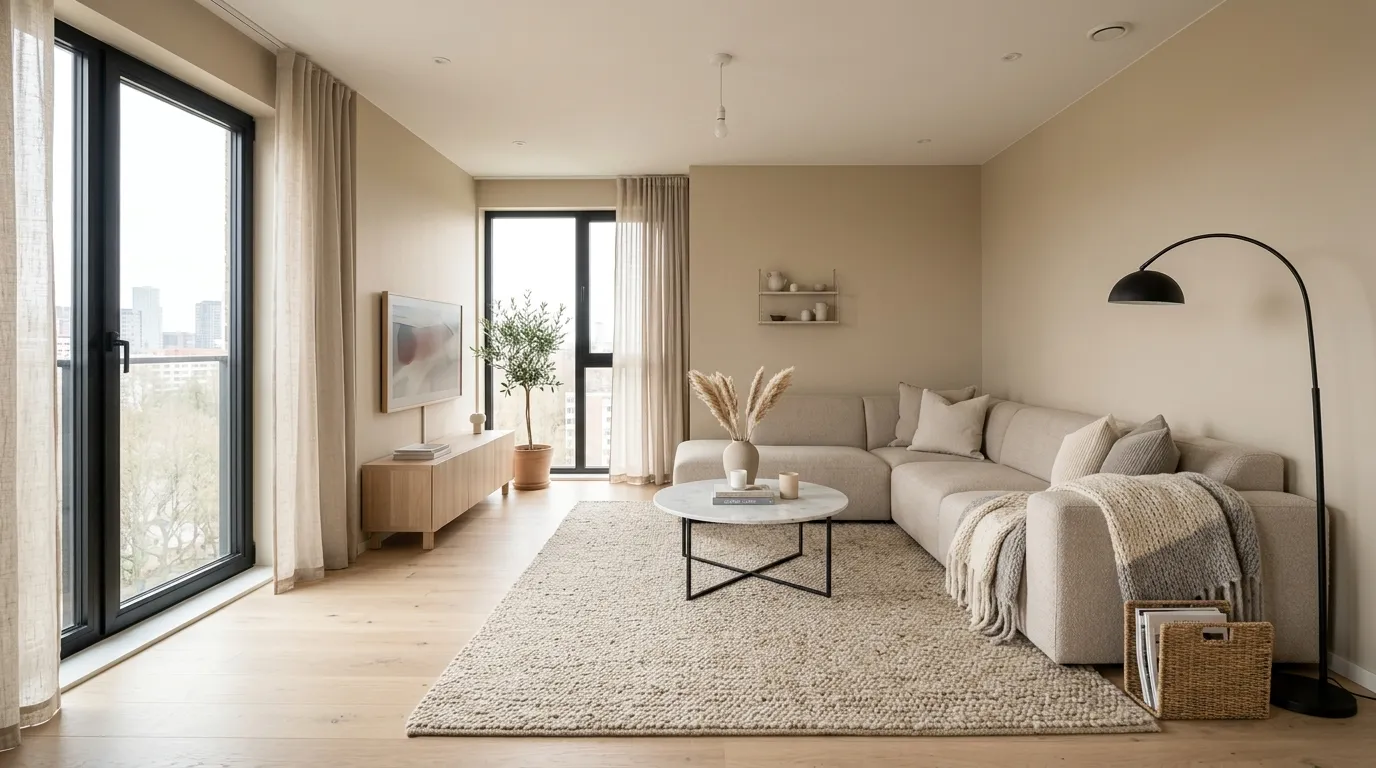 apartment living room inspiration Large Area Rug