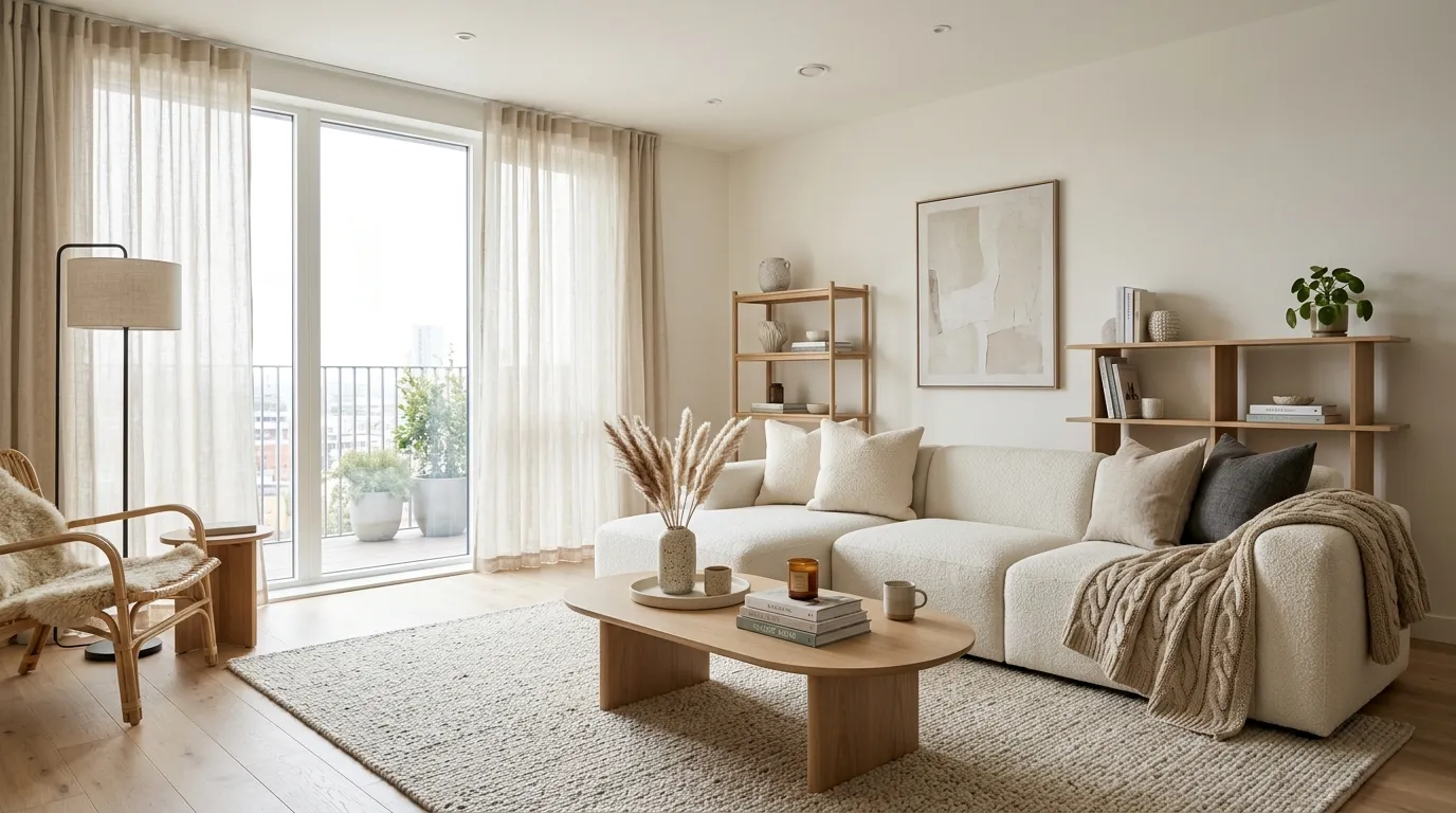 apartment living room inspiration Layered Textures