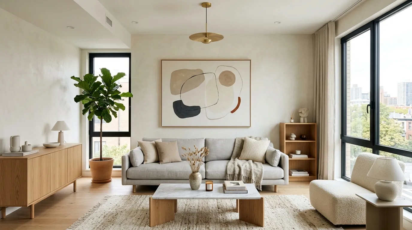 apartment living room inspiration Minimalist Artwork