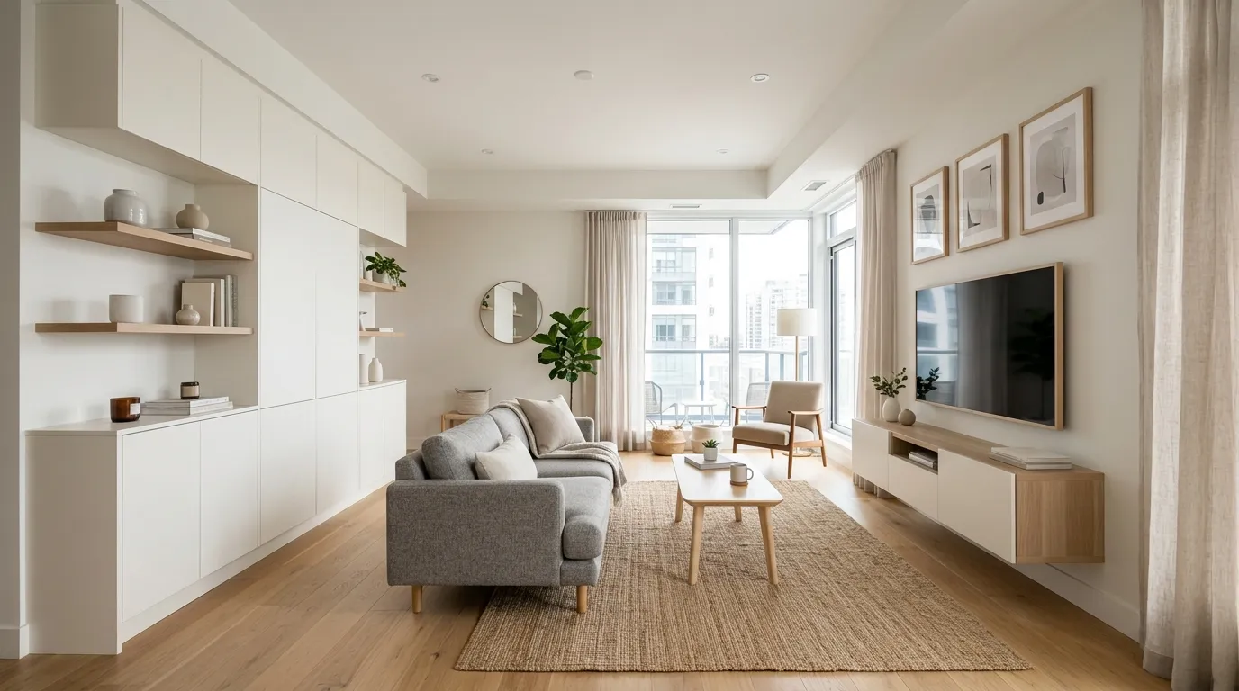 apartment living room inspiration Modern Storage Solutions