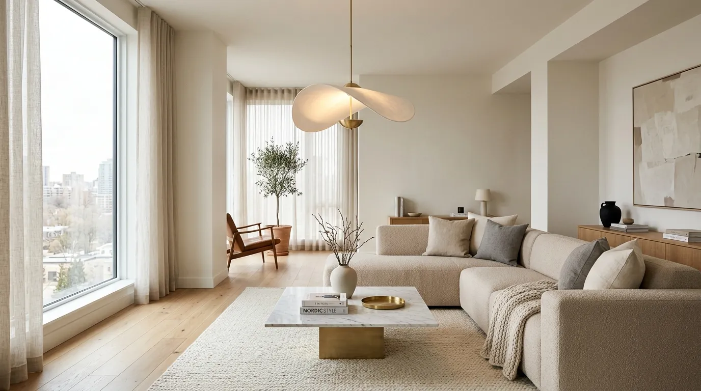 apartment living room inspiration Statement Lighting