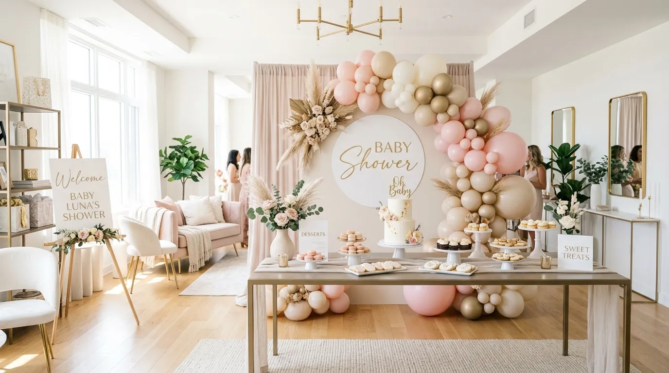 baby shower themes Soft Pastel Palette