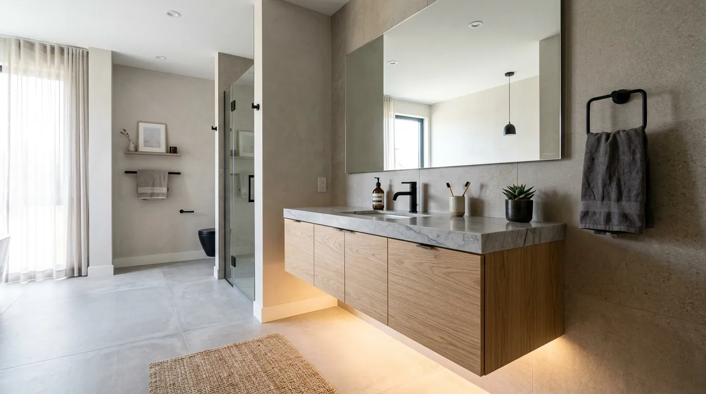 bathroom aesthetic Floating Vanity
