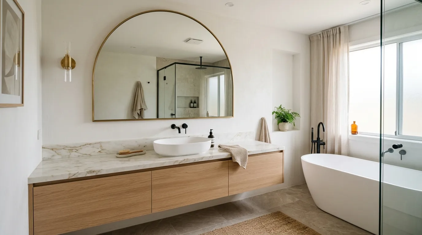 bathroom aesthetic Statement Mirror