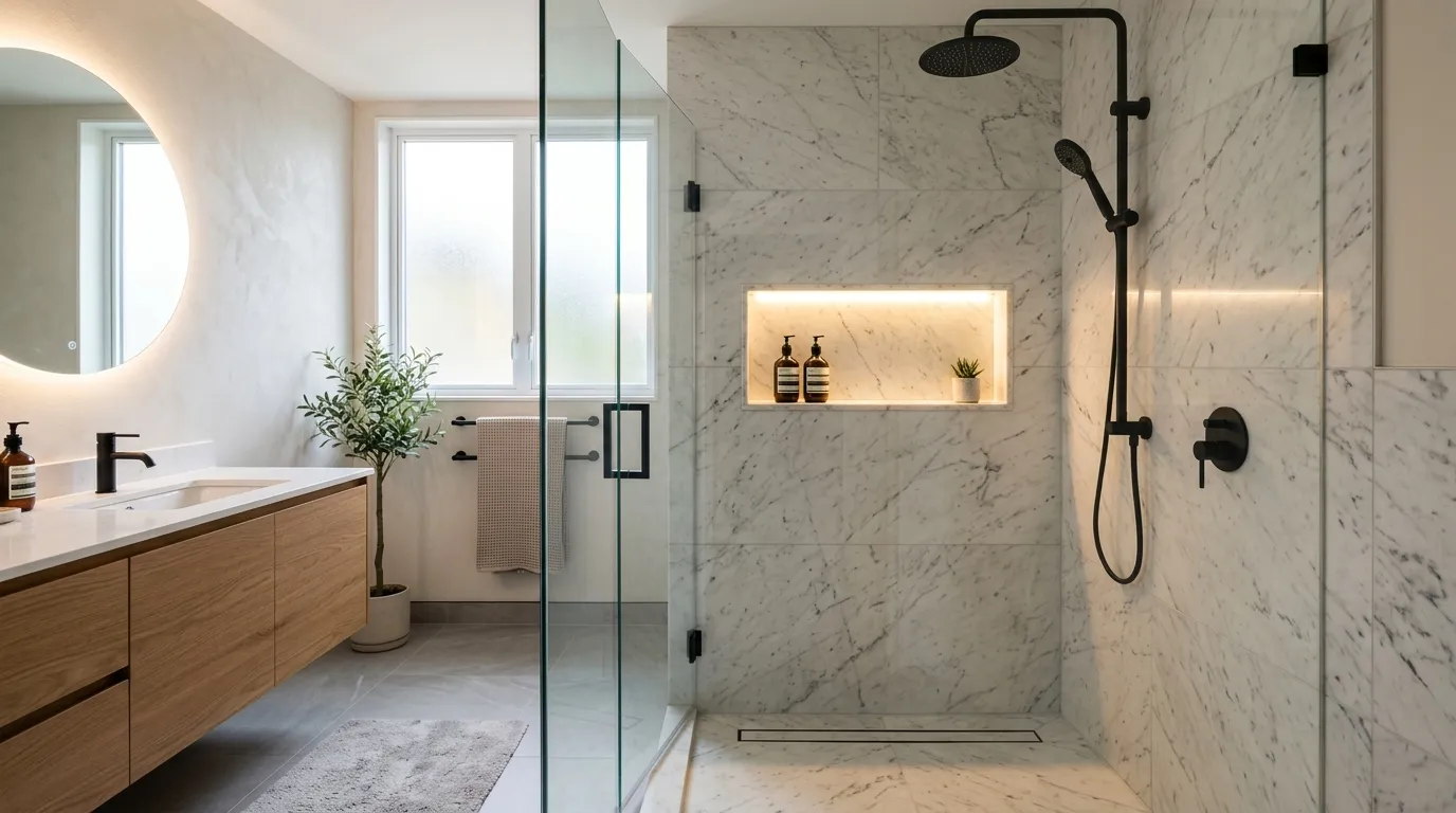 bathroom decor apartment Built-In Niches