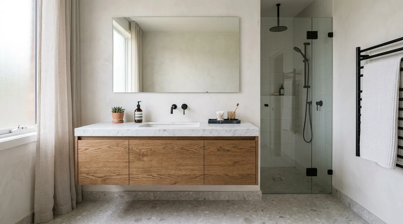 bathroom decor apartment Floating Vanity