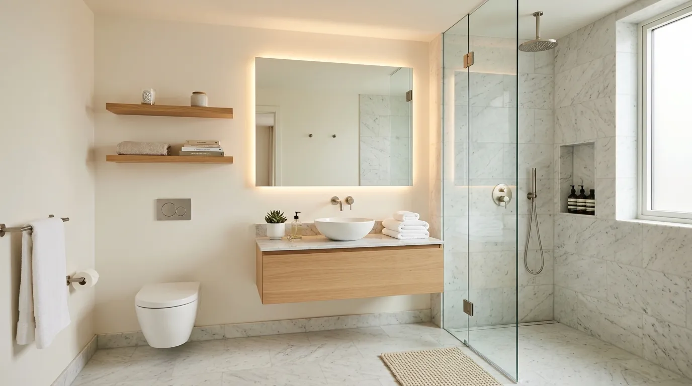 bathroom decor apartment Glass Shower Design