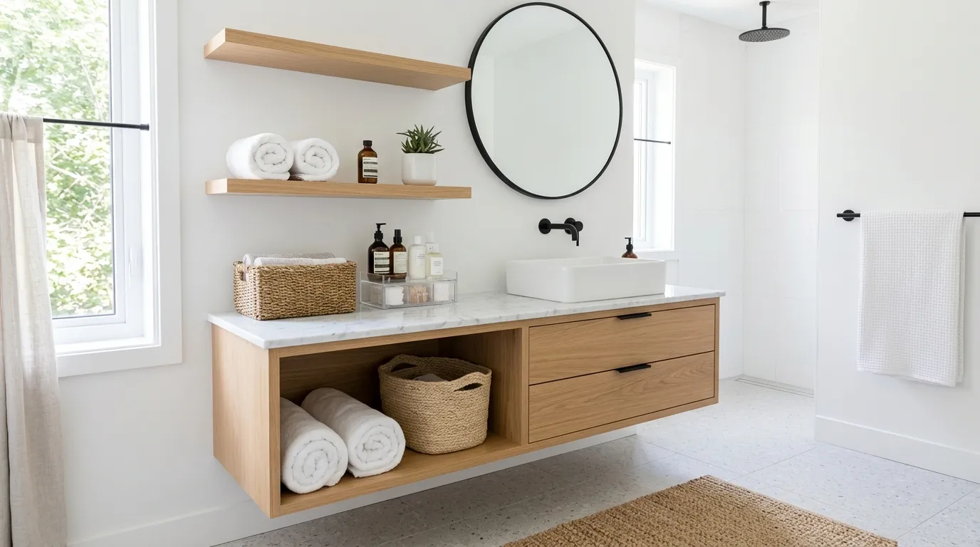 bathroom vanity storage ideas