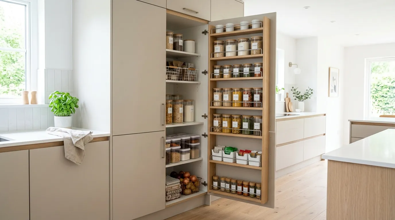 behind door storage ideas Pantry Door Racks